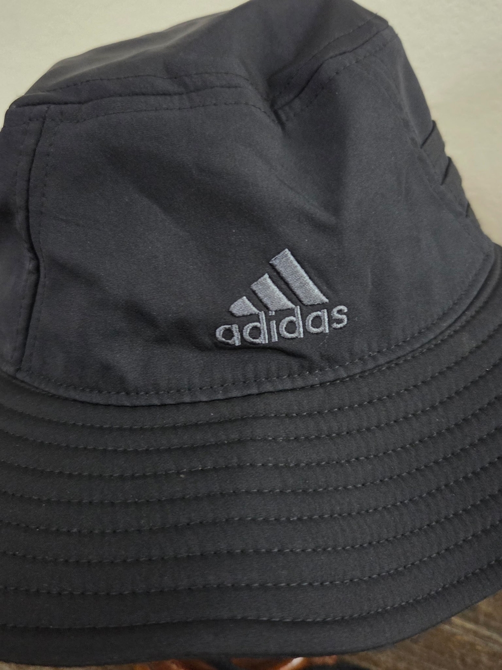 Adidas Men’s Black Bucket Hat with Logo